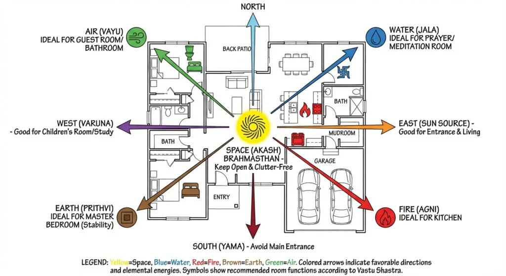 Vastu Zone Diagram